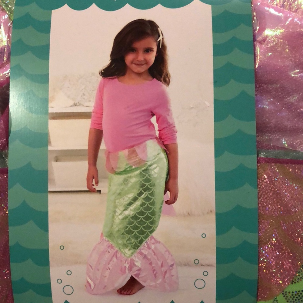 Mermaid Tail Costume w/Sandals